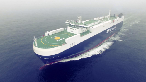 sunbet申搏航运入列史上最秀美的智能型3800车位滚装船